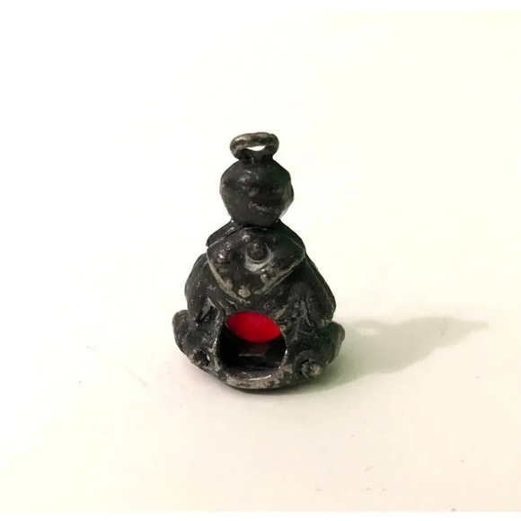 Vintage Fortune Teller Pendant Charm Crystal Ball 1 Inch Size - Picture 4 of 12